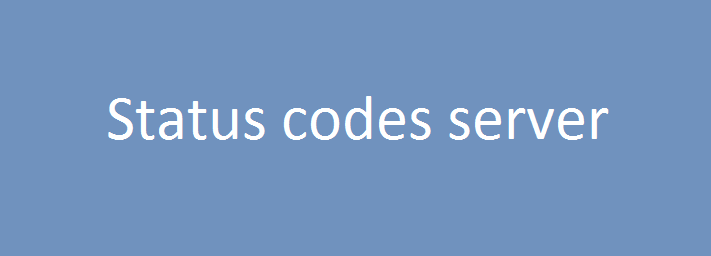 List status codes requests (HTTP)